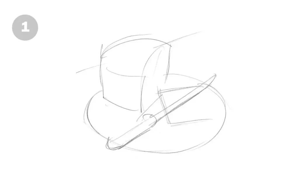 Как нарисовать хлеб карандашом