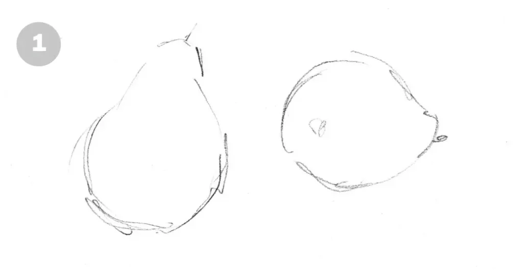 Шаг 1: Намечаем форму